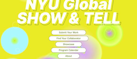 NYU Global Show & Tell homepage