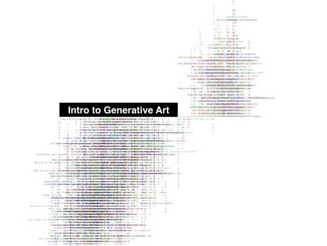 Intro to Generative Art