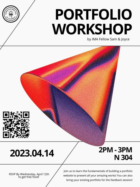 IMA Portfolio Workshop with IMA Fellows Sam Cui and Joyce Zheng Poster