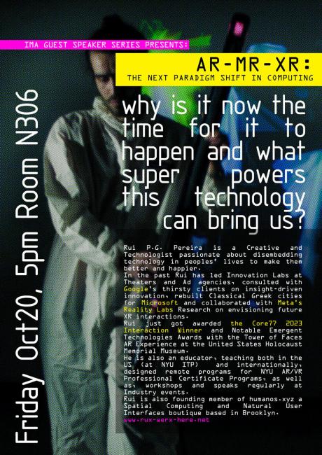 Speaker Series: Rui Pereira