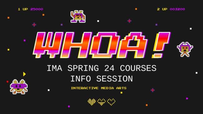 IMA Spring 24 Courses Info Session
