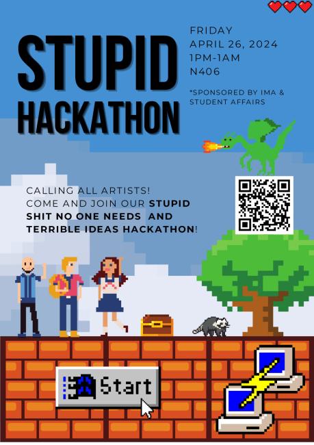 Stupid Hackathon poster
