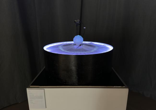 Final installation of From Me Drips What You Call Time