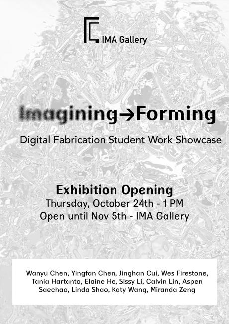 Imagining→ Forming poster