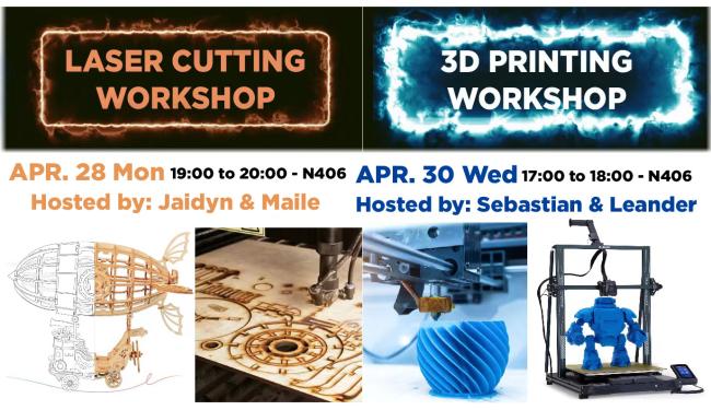 Digital Fabrication Workshops poster
