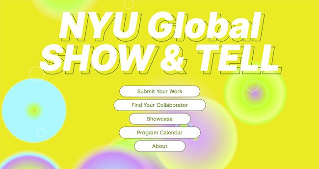 NYU Global Show & Tell homepage