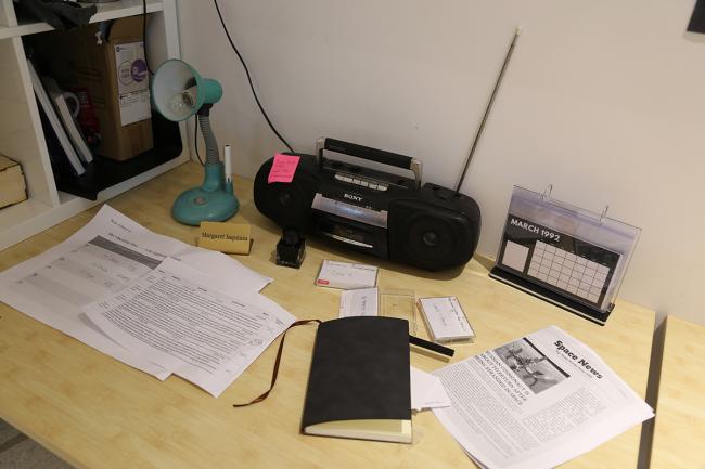 An overview of the office desk