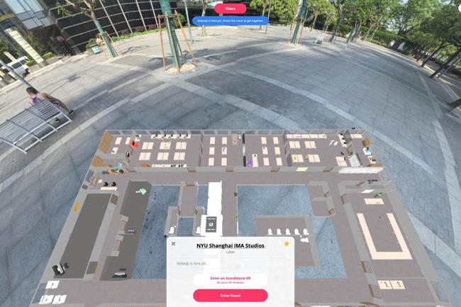 Bird's eye view of the 8th floor