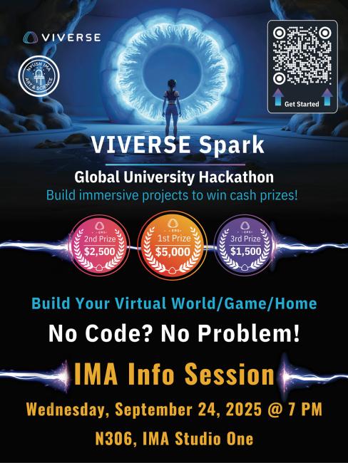 VIVERSE Spark Hackathon Info Session poster