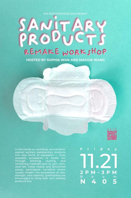 Sanitary Products ReMake Workshop poster