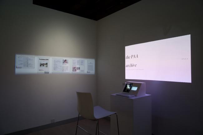 Wide-shot of the set-up
