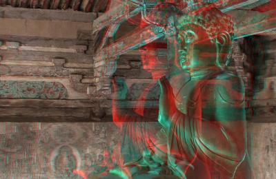 Digitized image of Buddha